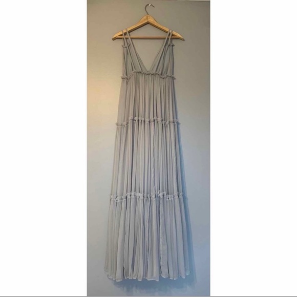 Anthropologie BHLDN Formal Dress - Aqua - Size 6 - Picture 3 of 4